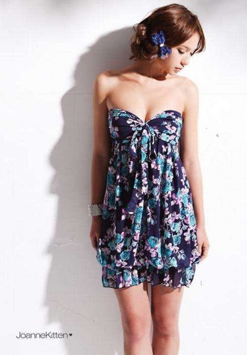 Sady Strapless Short Summer Dress