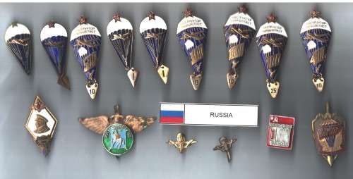 Russian Para Wing Collection - lugs & pins in tact