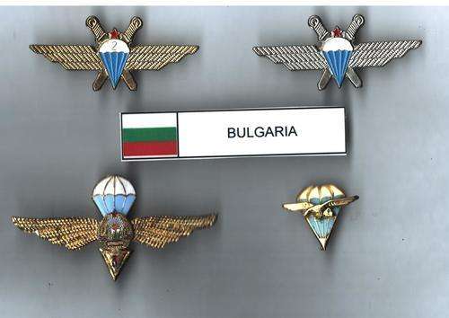 Bulgarian Para Wings Set - all pins intact