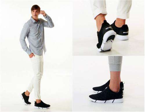 Ballop Walker Sneakers in Black Size SA4.5/5