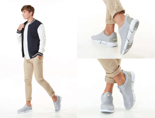 Brand New Unisex Ballop Walker Sneakers in Grey Size 4.5/5