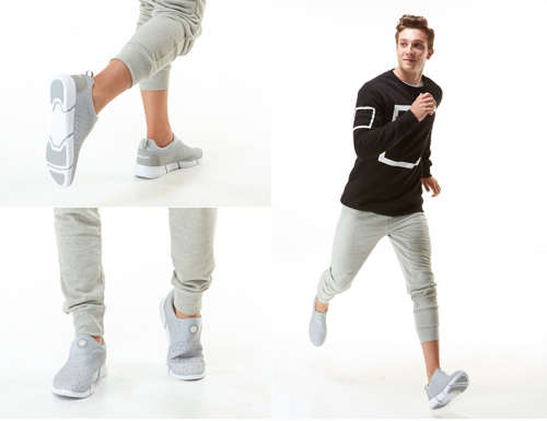 Brand New Unisex Ballop Walker Sneakers in Grey Size 4.5/5