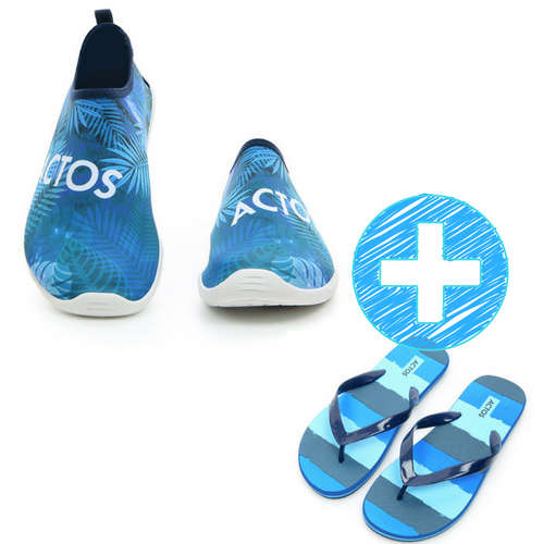 Size 9 Combo Deal! Actos Active |  | Flexible | water shoes , beach shoe with flip flops
