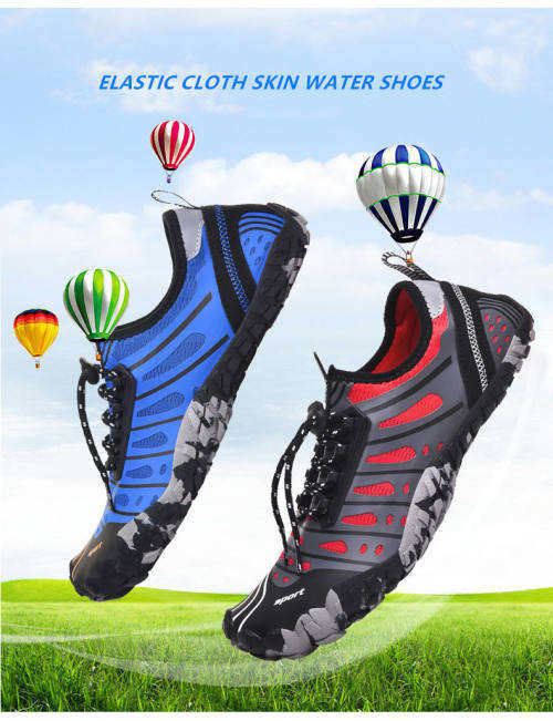 Red Aqua Outdoor Self Adjust Lace up Shoe Various Sizes