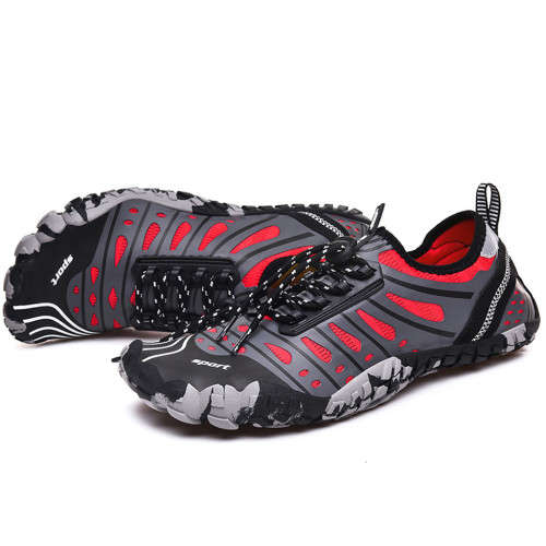 Red Aqua Outdoor Self Adjust Lace up Shoe Various Sizes