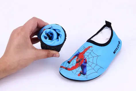 Spiderman character Aqua Water Shoes Size 10