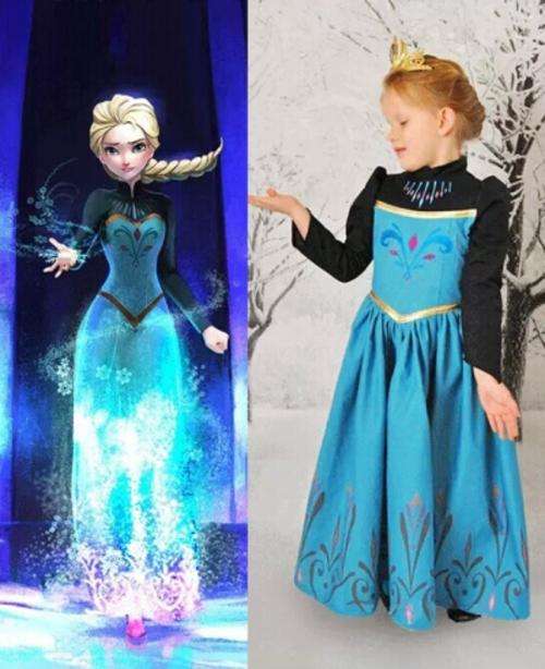 Frozen Dress Imported . Size 5-6 years In Stock!!