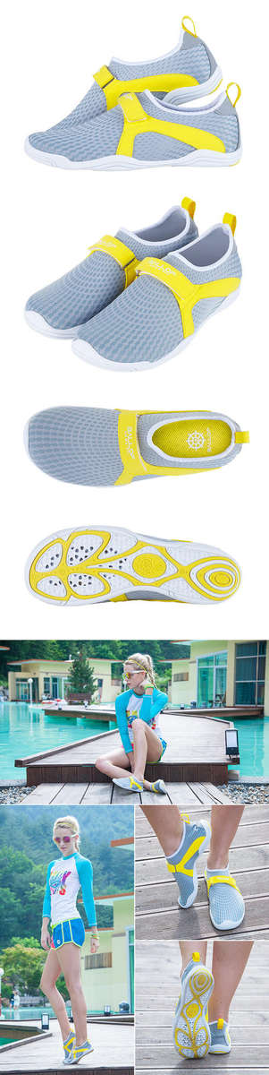 Grey Unisex Ballop Skin Shoes  Gym | Flexible | Fitness| Aqua Size 3.5~4