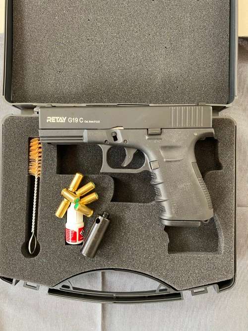 Retay Glock 19 Blank Gun / Pepper Pistol for self defence