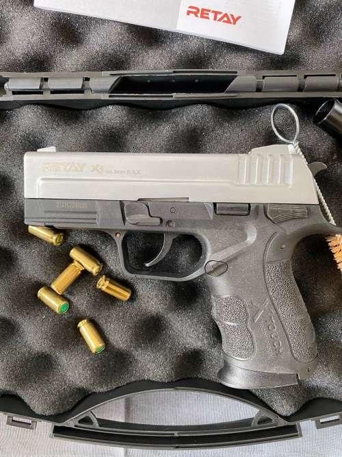 Retay X1 Blank Gun for self defence (chrome)