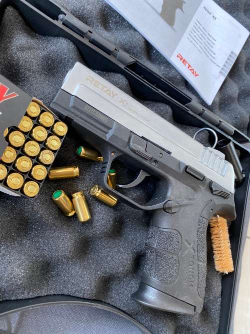 Retay X1 Blank Gun for self defence (chrome)