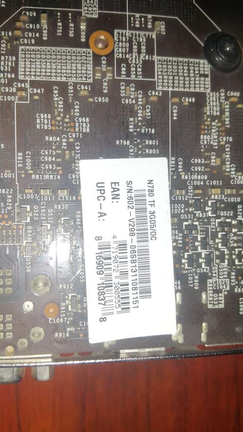 MSI (GTX) N780 TF 3G DDR5 (WORKING)