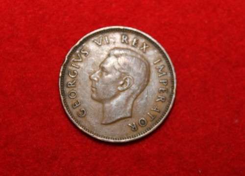 1942 1/2 Penny. Union of South Africa