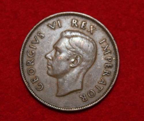 1942 1 Penny. Union of South Africa