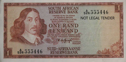 1967 R1 TW de Jongh. First Issue. UNC