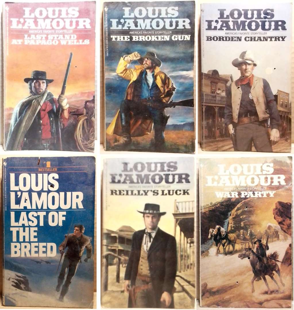 21x Louis L`Amour Books (See Description)