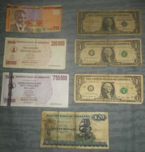 USA, Namibia and Zimbabwe Banknote Lot - Crazy R1 Start - Bid per note to take all