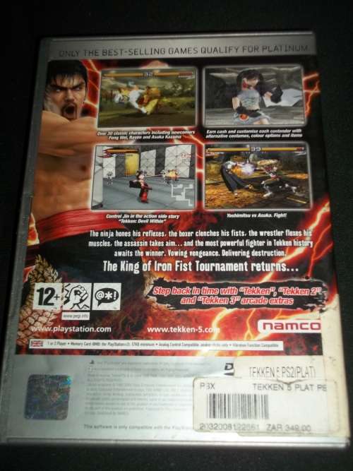 ***RARE PS2*** TEKKEN 5 - COMPLETE w/ USER MANUAL