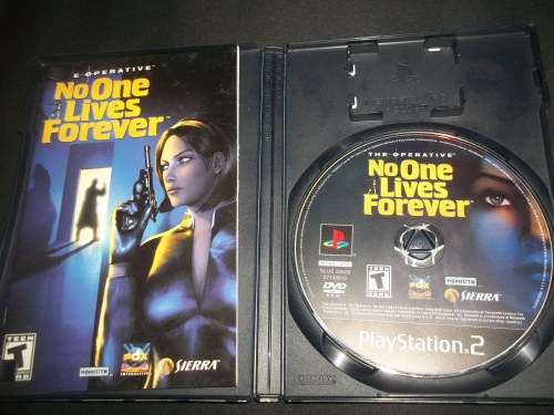 ***RARE PS2*** NO ONE LIVES FOREVER - COMPLETE w/ USER MANUAL