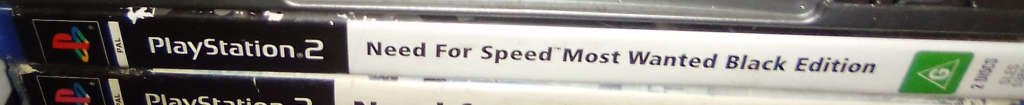 ** PS2 LIMITED EDITION ~~ NFS MOST WANTED "BLACK EDITION" ~INCLUDES GAME & BONUS DVD's!! (CIB$35)