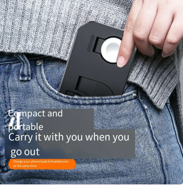 3 in 1 Charging Station for Multiple Devices. Apple Watch, Airpods And Iphone