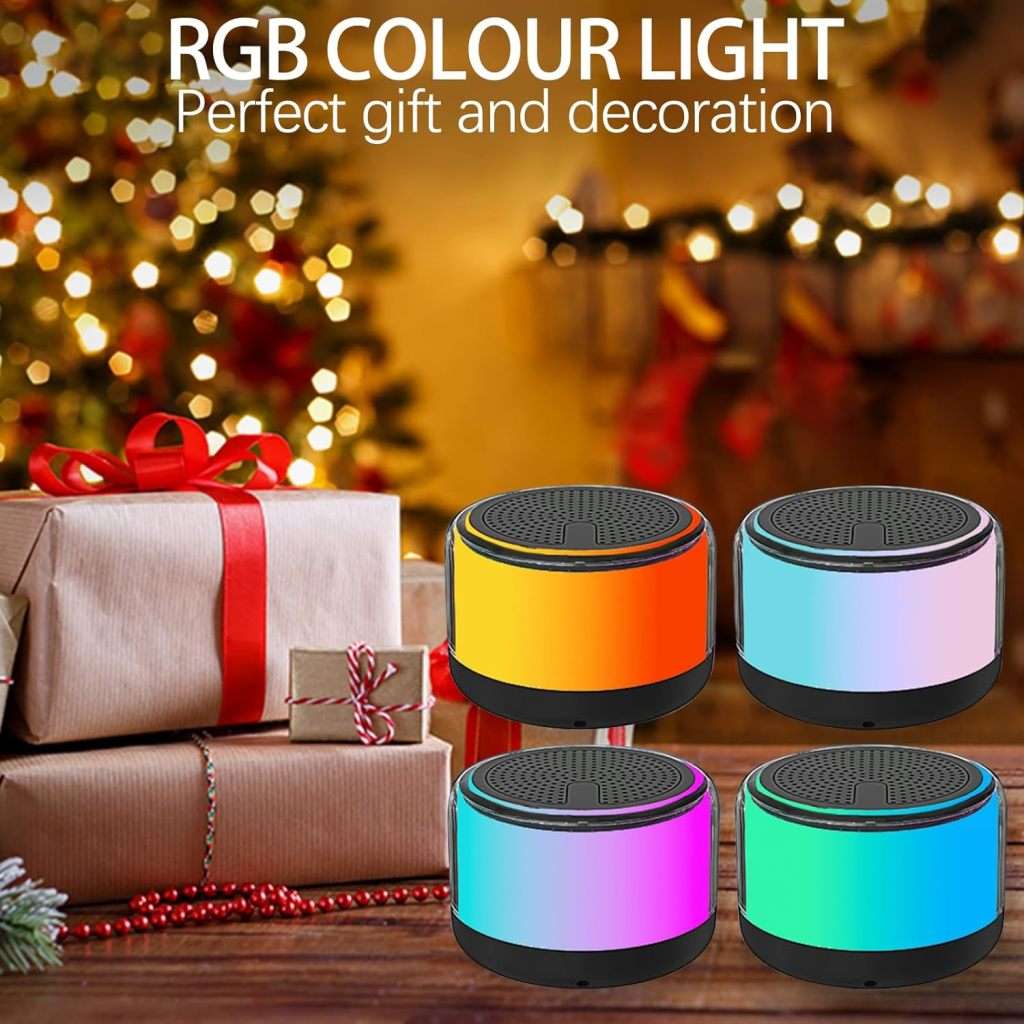Portable Bluetooth Speaker, Wireless Speaker with More than Ten LED Colours