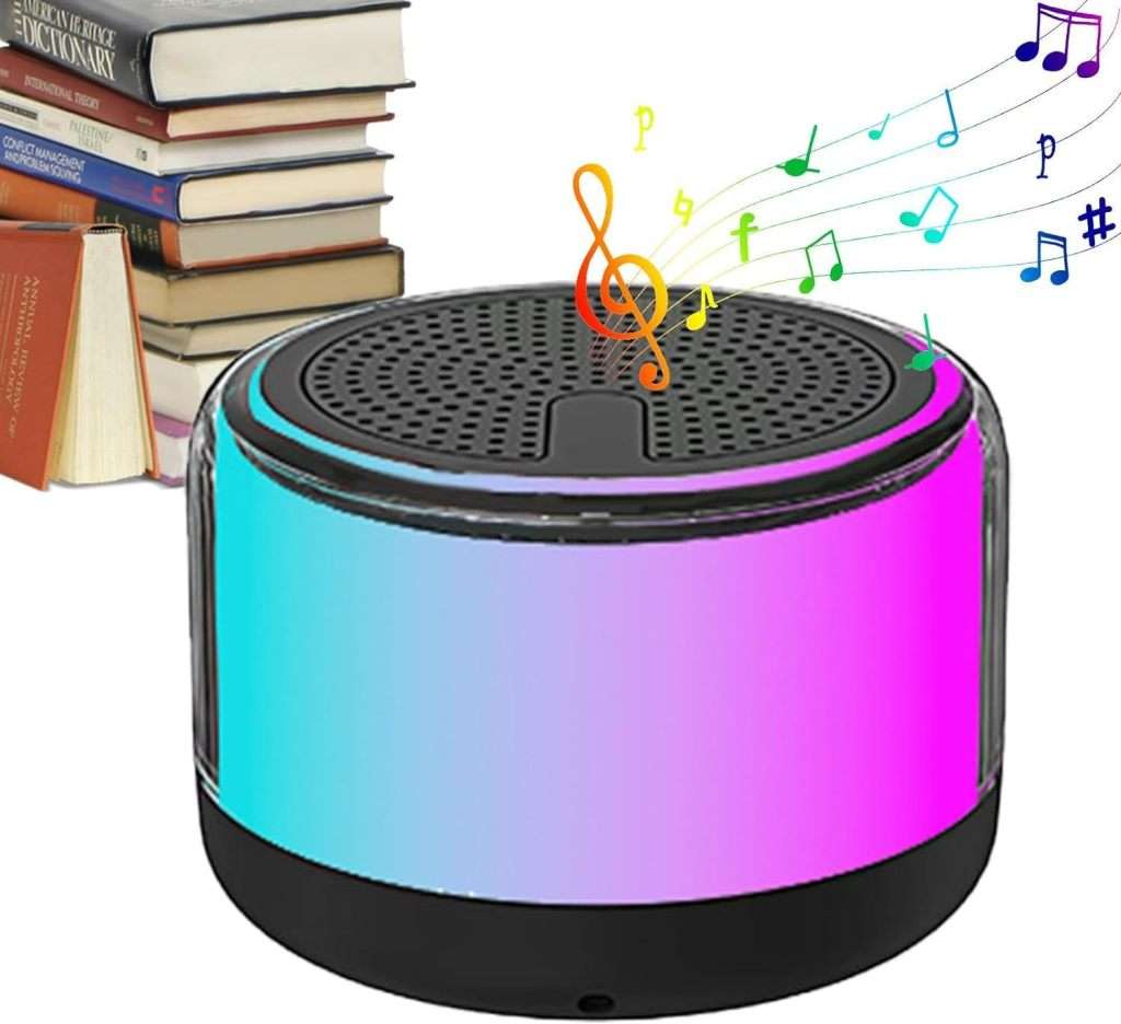 Portable Bluetooth Speaker, Wireless Speaker with More than Ten LED Colours