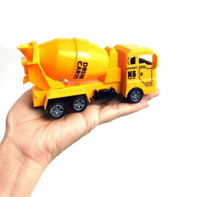 Set Of 4 Construction Vehicles, Engineering Toys For Kids