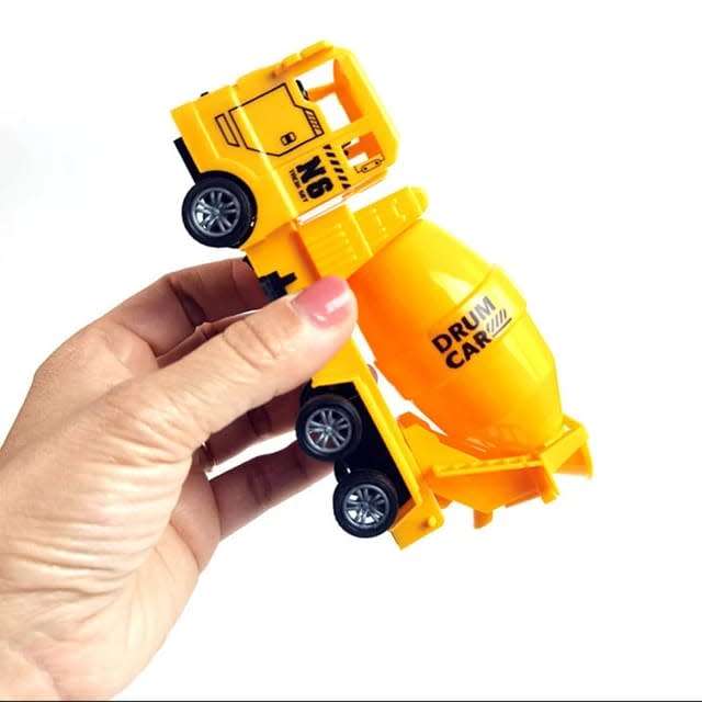 Set Of 4 Construction Vehicles, Engineering Toys For Kids