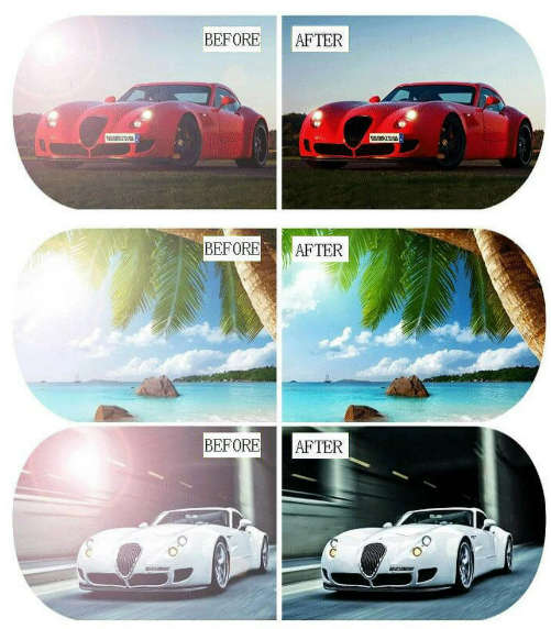 HD Vision Wrap Around Sunglasses Set of 2 Day Night Sunglasses