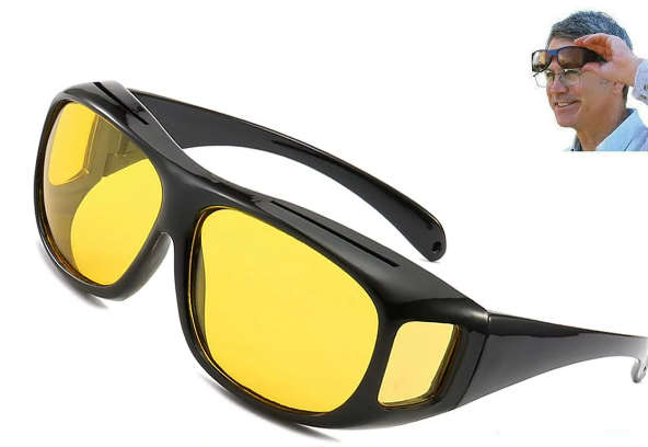 HD Vision Wrap Around Sunglasses Set of 2 Day Night Sunglasses