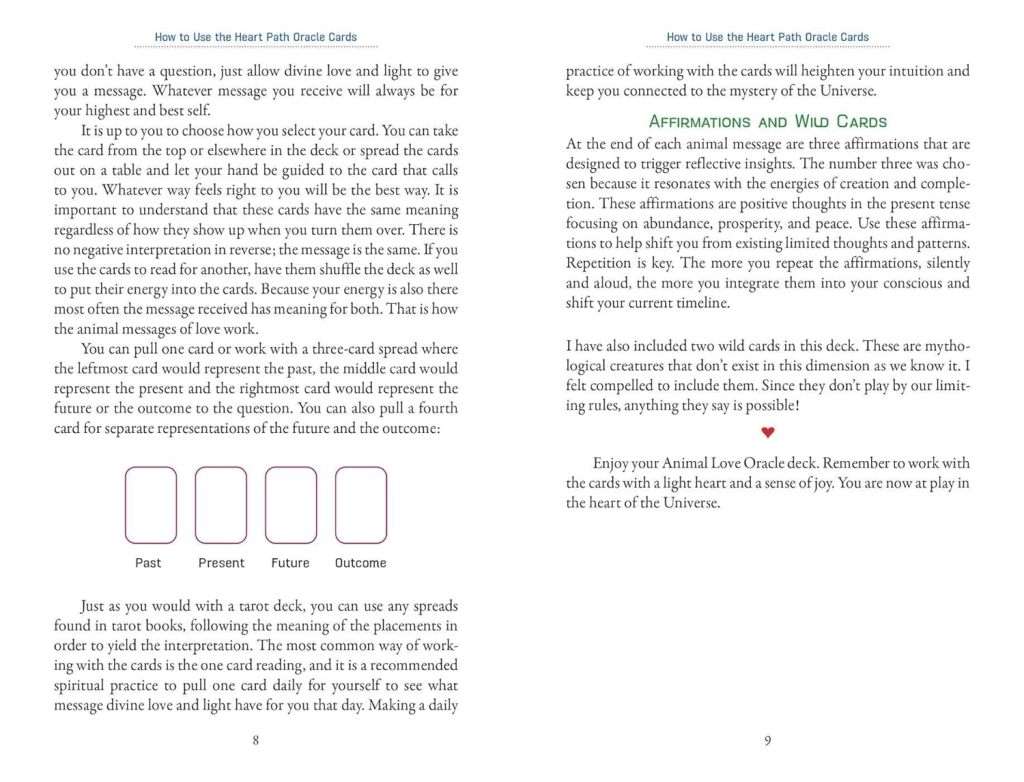 Animal Love Oracle Cards