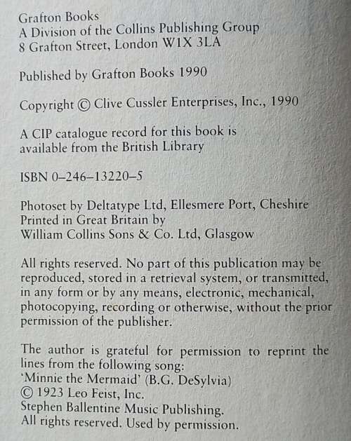 Dragon - Clive Cussler (First Edition)