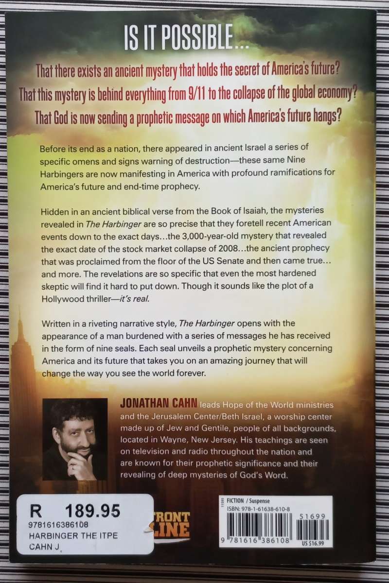 The Harbinger - Jonathan Cahn
