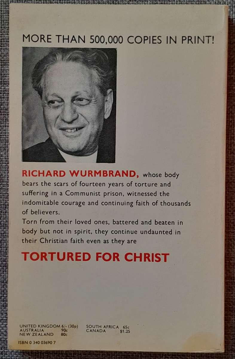 Tortured for Christ - Richard Wurmbrand