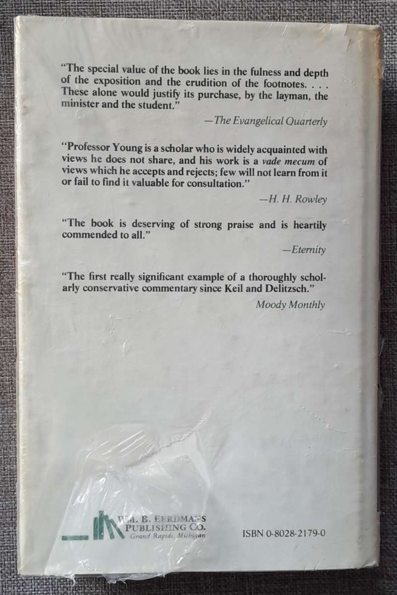 Book of Isaiah Volume 1, a commentary - Edward Young