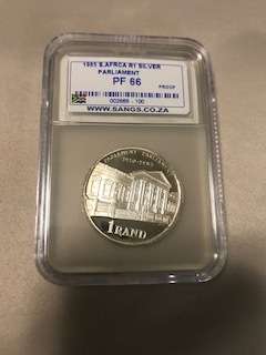 Kruger Rand and Proof Silver Coins Combo