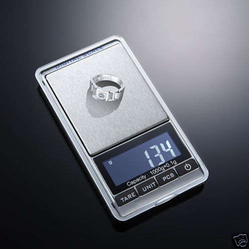 1000g x 0.1g Mini Digital Jewelry Pocket GRAM Scale LCD