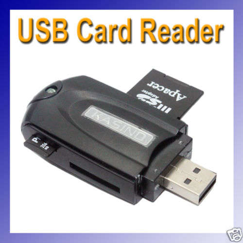 MINI MEMORY CARD READER FOR miniSD/SD/M2/TF&#8203;/MS USB 2.0