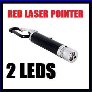 Laser pointer LED Flashlight Light Torch Keychain