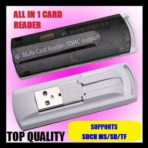 USB 2.0 All in 1 Memory Multi-Card Reader SDCH MS/SD/TF
