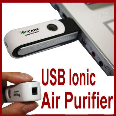USB Silent Ionic Ionizer Fresh Ozone Air Purifier