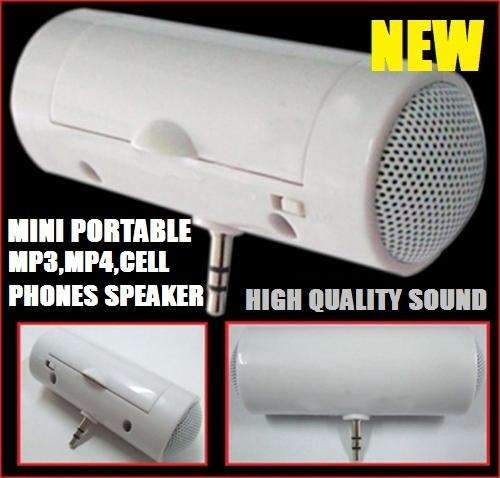 New Mini Portable Travel Speaker for iPod Nano MP3 MP4 & Cell Phones