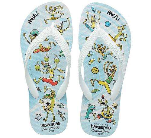 ORIGINAL HAVAIANAS FLIP FLOPS!!! FIST TIME ON BOB. (CARTUNISTAS)