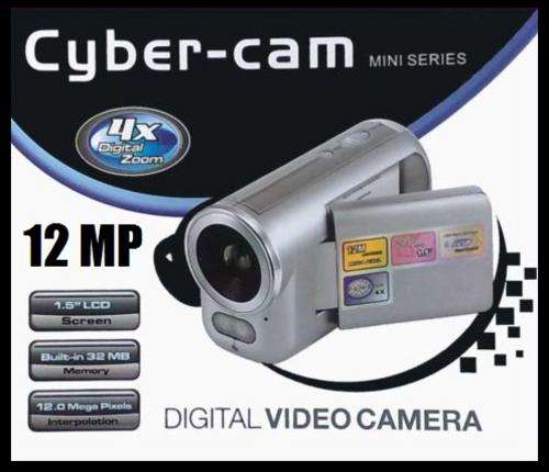 12MP Cyber-cam  Digital Video Camcorder - AUCTION ENDING 13H45!!!