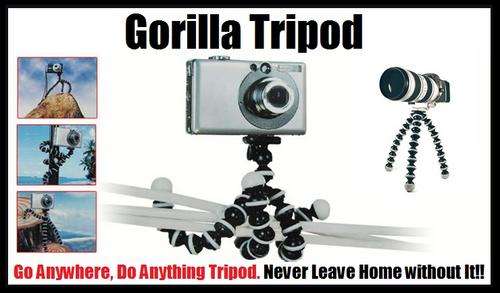 Universal Camera Gorilla Tripod