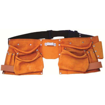 Tork Craft Large Prof.Leather Tool Belt 11 Pocket