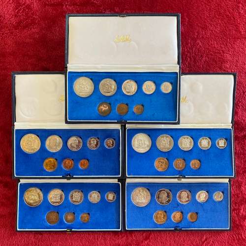 Exquisite Complete (25 Sets) Collection of RSA 2nd Decimal Proof Sets [1965 to 1989]