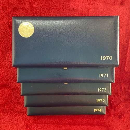 Nice Collection (5 Sets) of RSA 2nd Decimal Proof Sets [1970 to 1974]