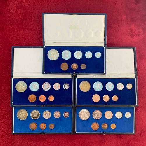 Nice Collection (5 Sets) of RSA 2nd Decimal Proof Sets [1970 to 1974]